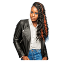 [URB2573] Urban Crochet Braid Bulk Synthetic Hair Bounce 20'' Col.1B.webp