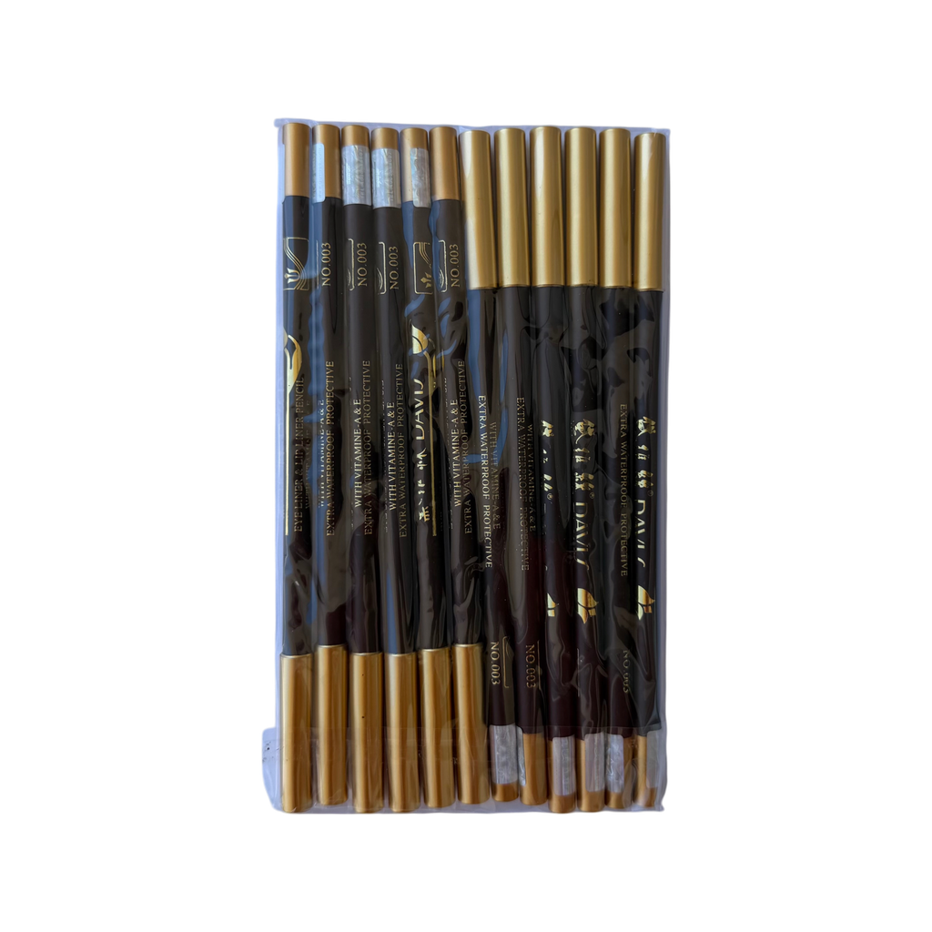 Eye Liner Pencil Light Brown 12pcs
