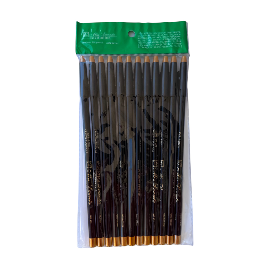 Eye Liner Pencil Black 12pcs