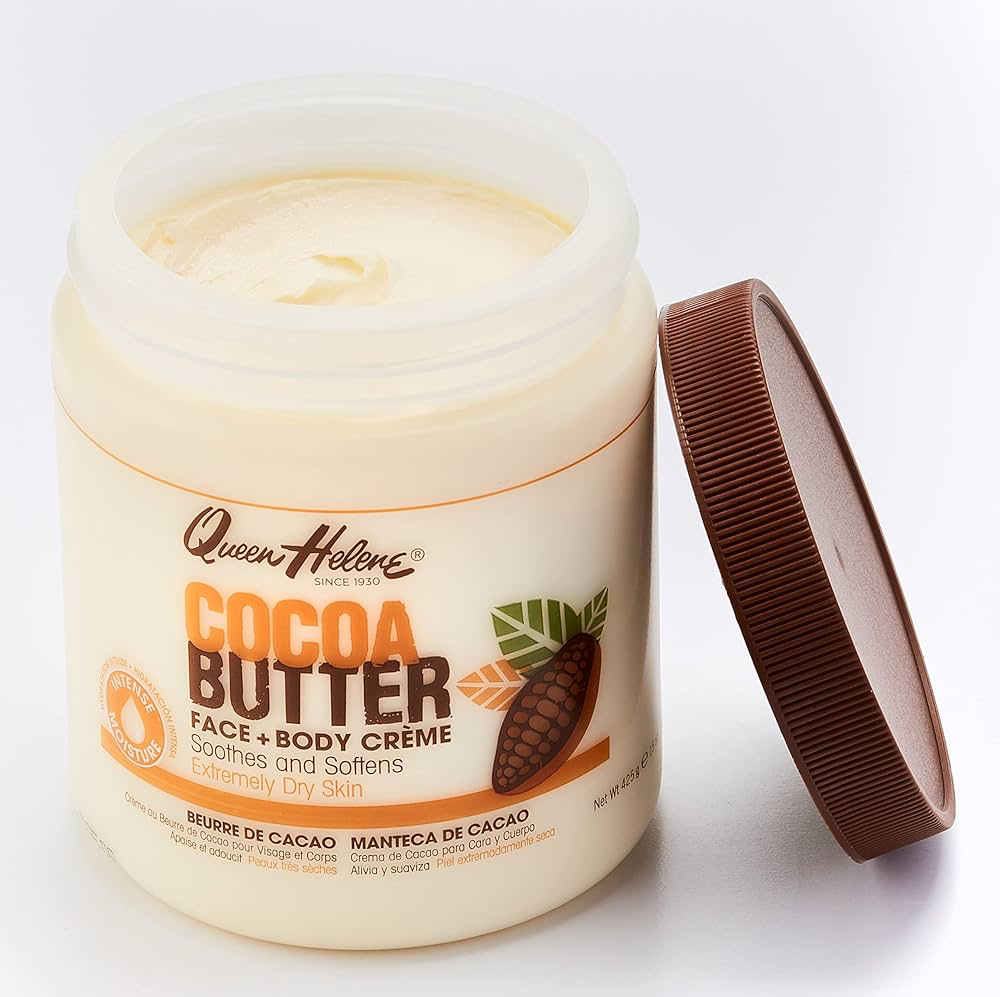 Queen Helene Cocoa Butter Face &Body Crème- (jar)15oz