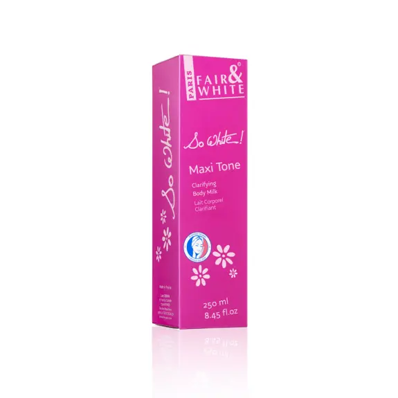 Fair & White So White Maxi Tone Clarifying Body Milk , 250ml