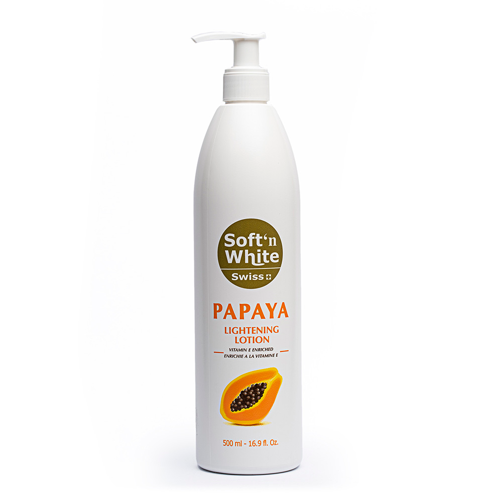 Soft'n White Papaya Lightening Lotion 500ml