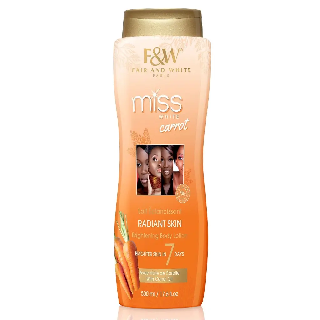 Fair & White Miss White Carrot Brightening Body Lotion- 500ml