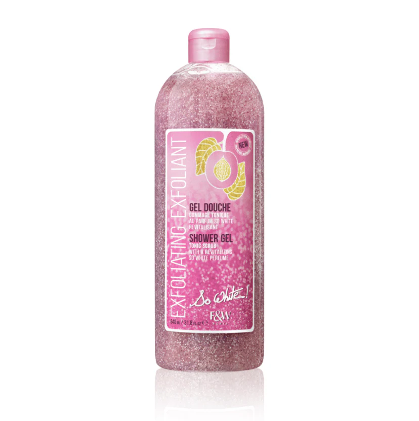 So White Exfoliating Shower Gel Tonic Scrub 940ml
