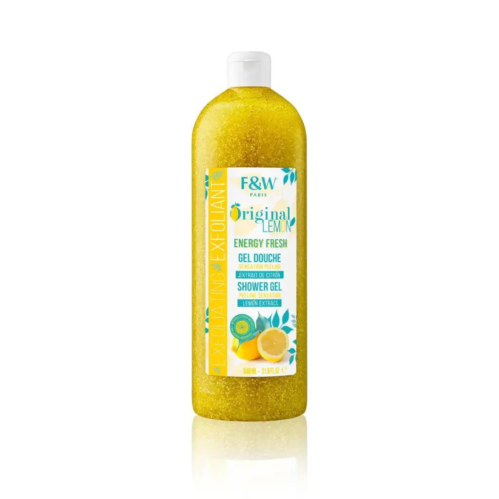 Fair & White Lemon Energy Fresh Exfoliating Shower Gel 940ml