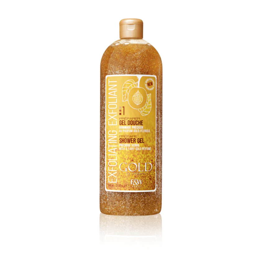 Fair & White Gold Exfoliating Shower Gel 940 ml