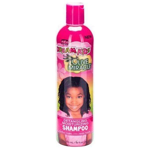 African Pride Dream Kids Olive Miracle Detangling Moisturizing Shampoo 12oz