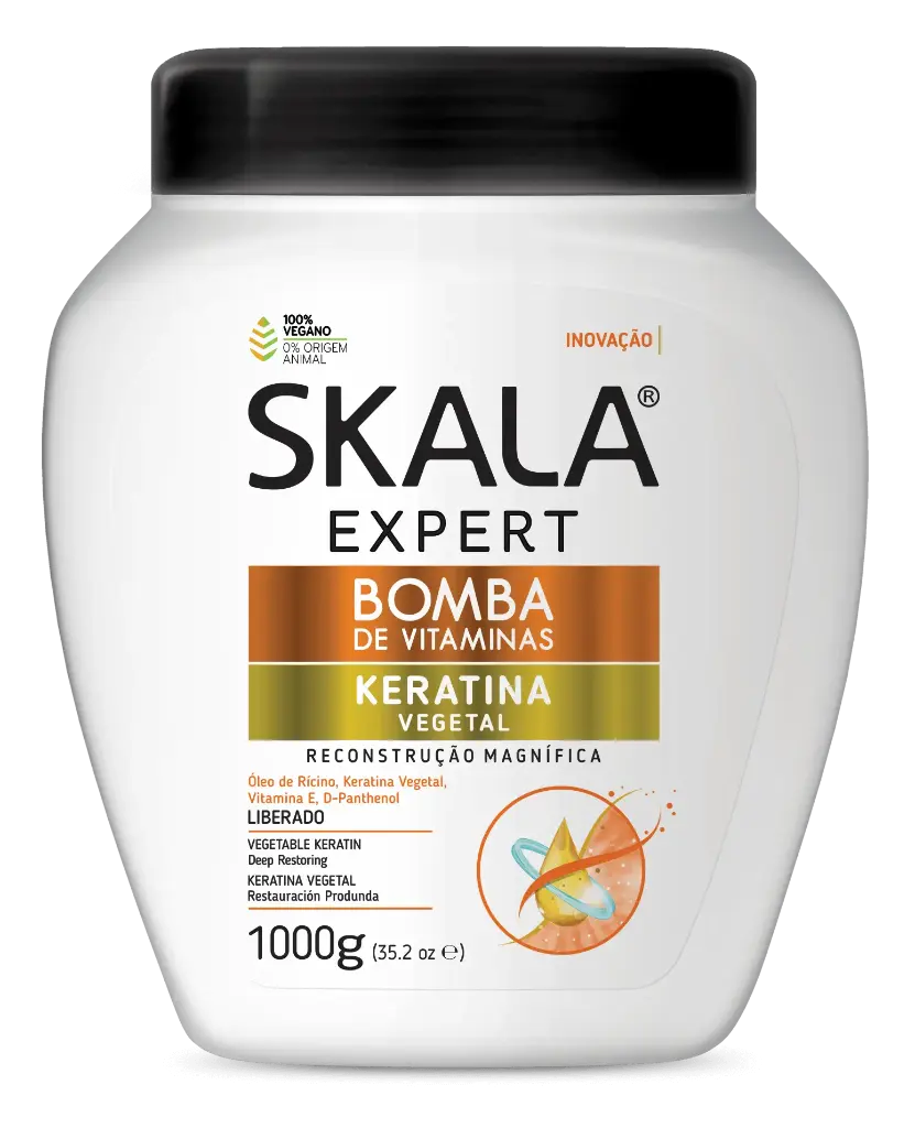 Skala Keratina Vegetal Vitamins Hair Treatment Cream 1000g