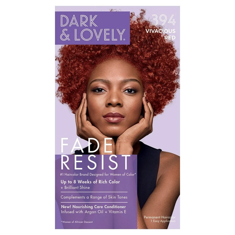 Dark & Lovely Fade Resist Hair Color-394 VIVACIOUS RED