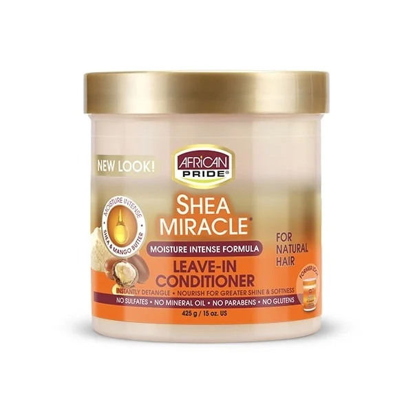 African Pride Shea Miracle Leave-In Conditioner Jar 15oz