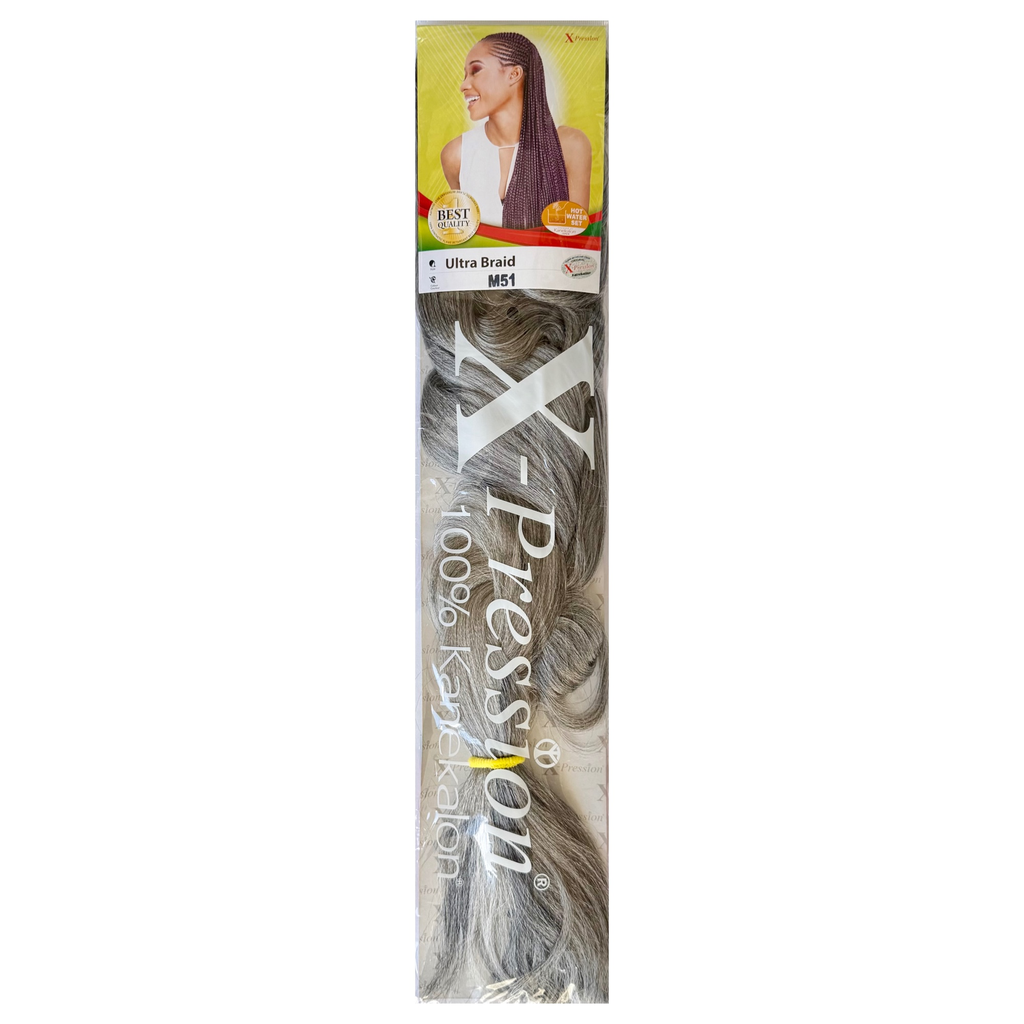 X-Pression Ultra Braid Col.M51 (Salt&Pepper)