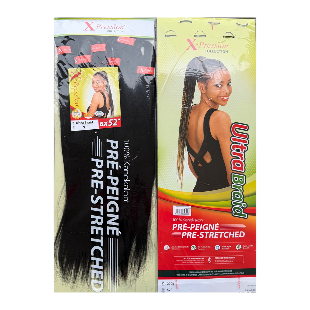 X-Pression Pre-Stretched 6x52" Col.1