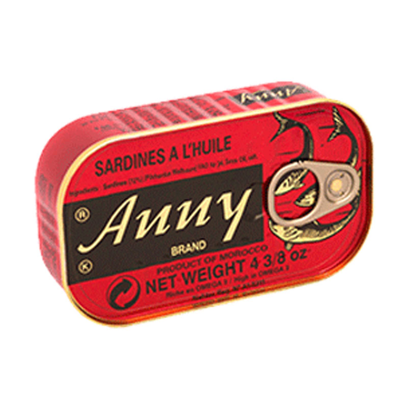 Sardines à l'Huile (rouge)- Anny- 50x125g