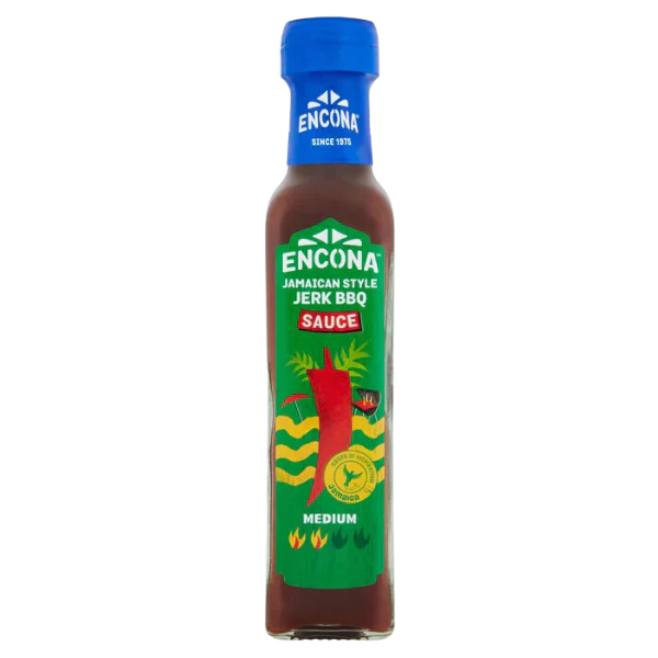 Encona Jamaican Jerk BBQ Sauce 6x142ml