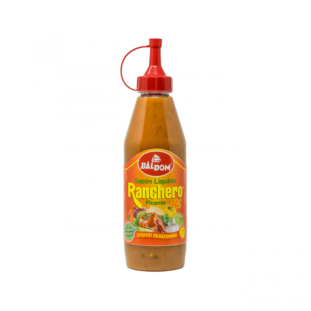 Baldom Ranchero Sazon Liquid Seasoning Picante(red cap)- 440g