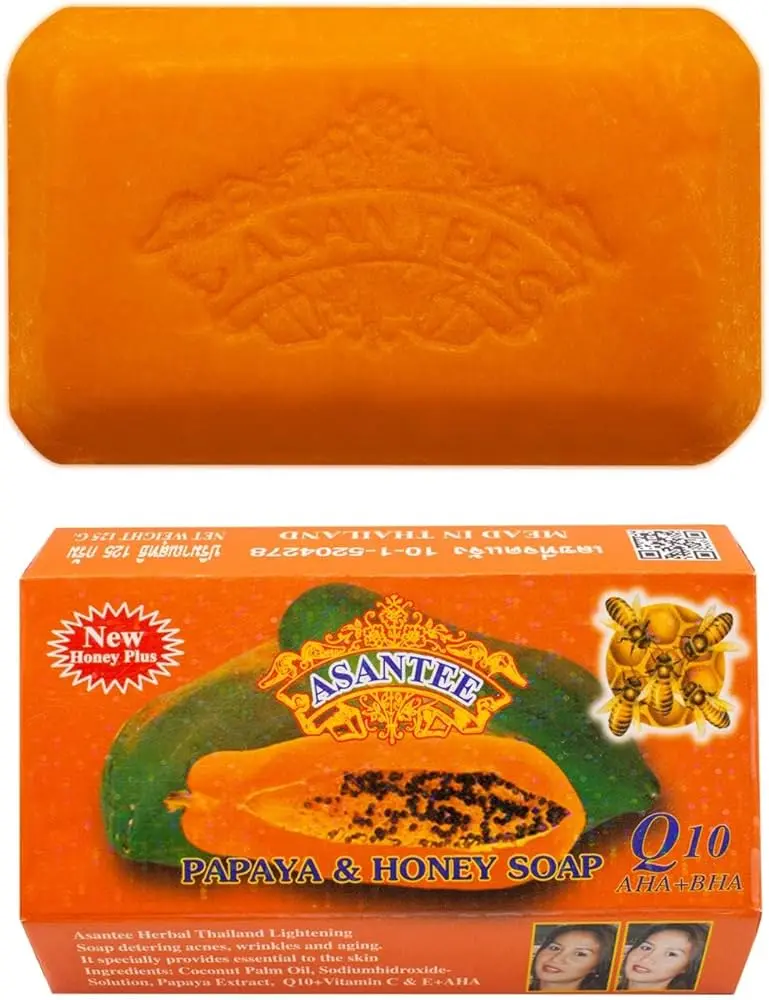 Asantee Papaya & Honey Soap 125g