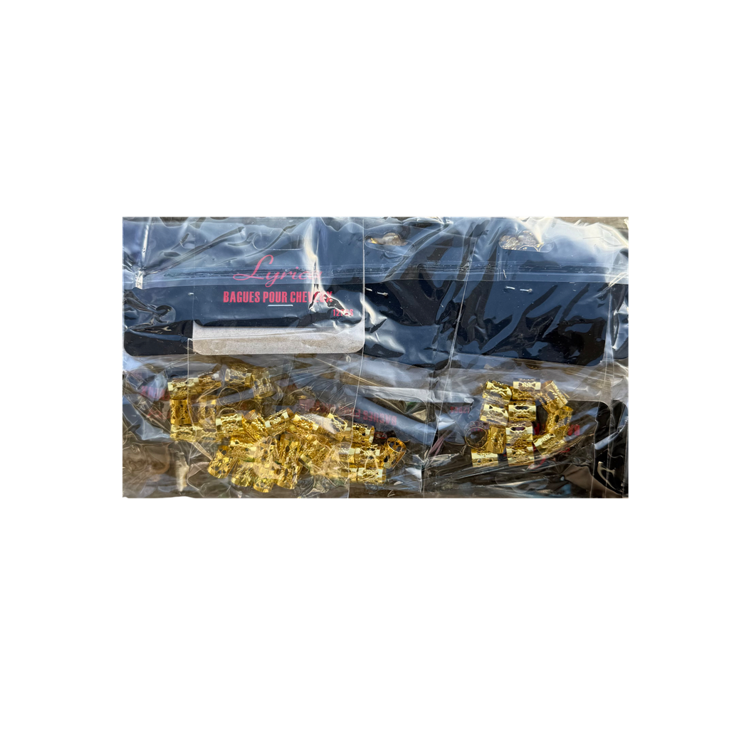 Lyrica Metal Hair Rings Gold