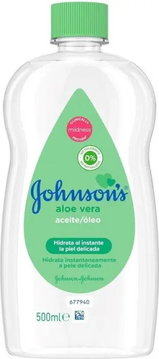 Johnsons Baby Oil Aloe Vera 500ml.