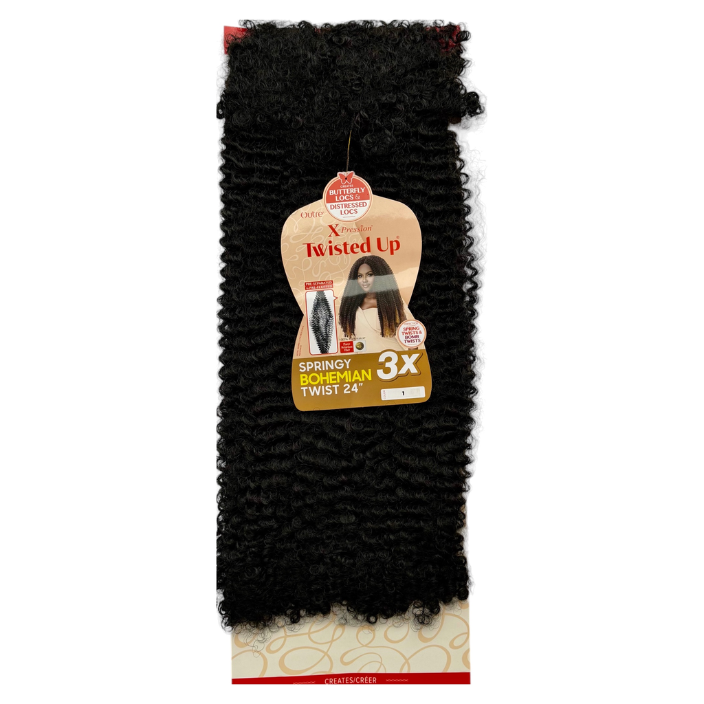 Outre Twisted Up - Springy Bohemian Twist 24" Col.1