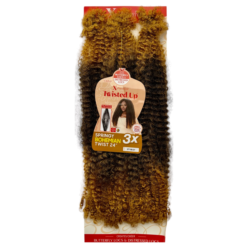 Outre Twisted Up - Springy Bohemian Twist 24" Col.2T1B/27