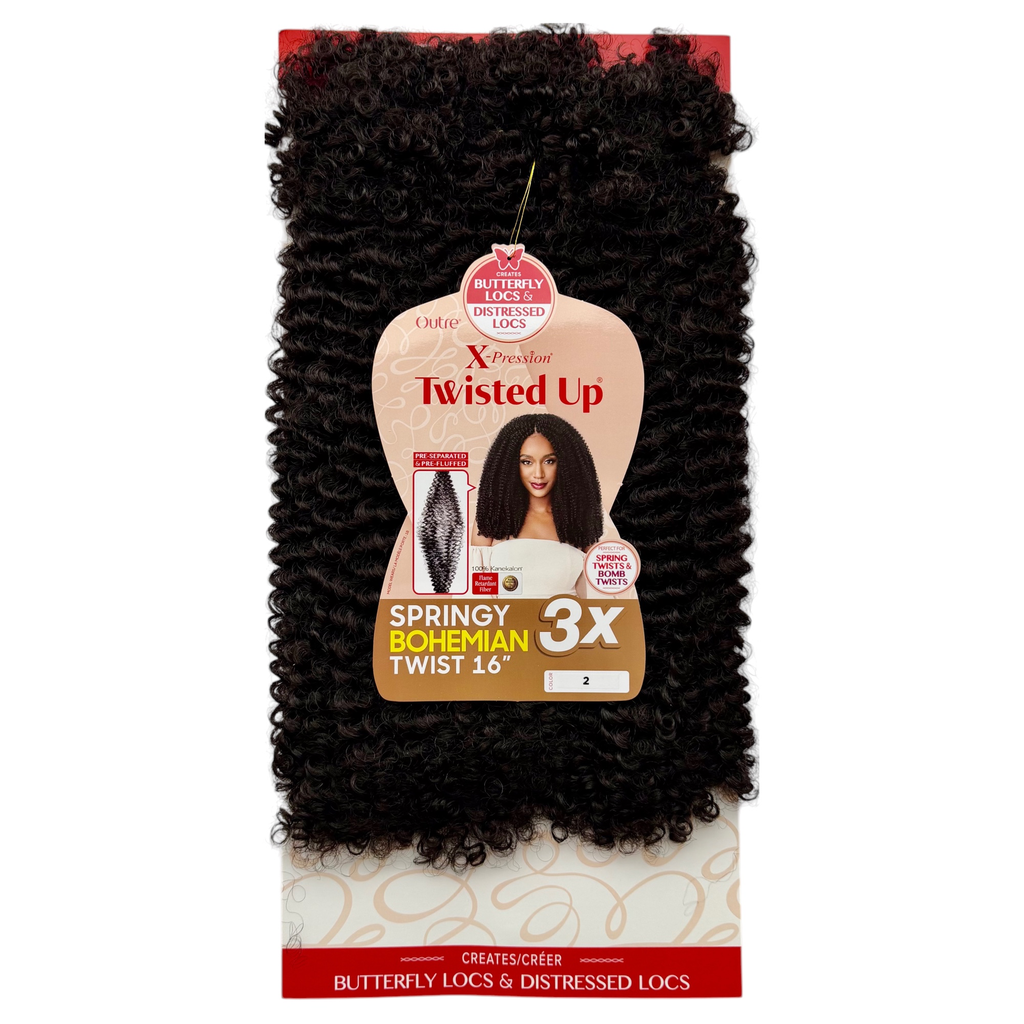 Outre Twisted Up - Springy Bohemian Twist 16" Col.2