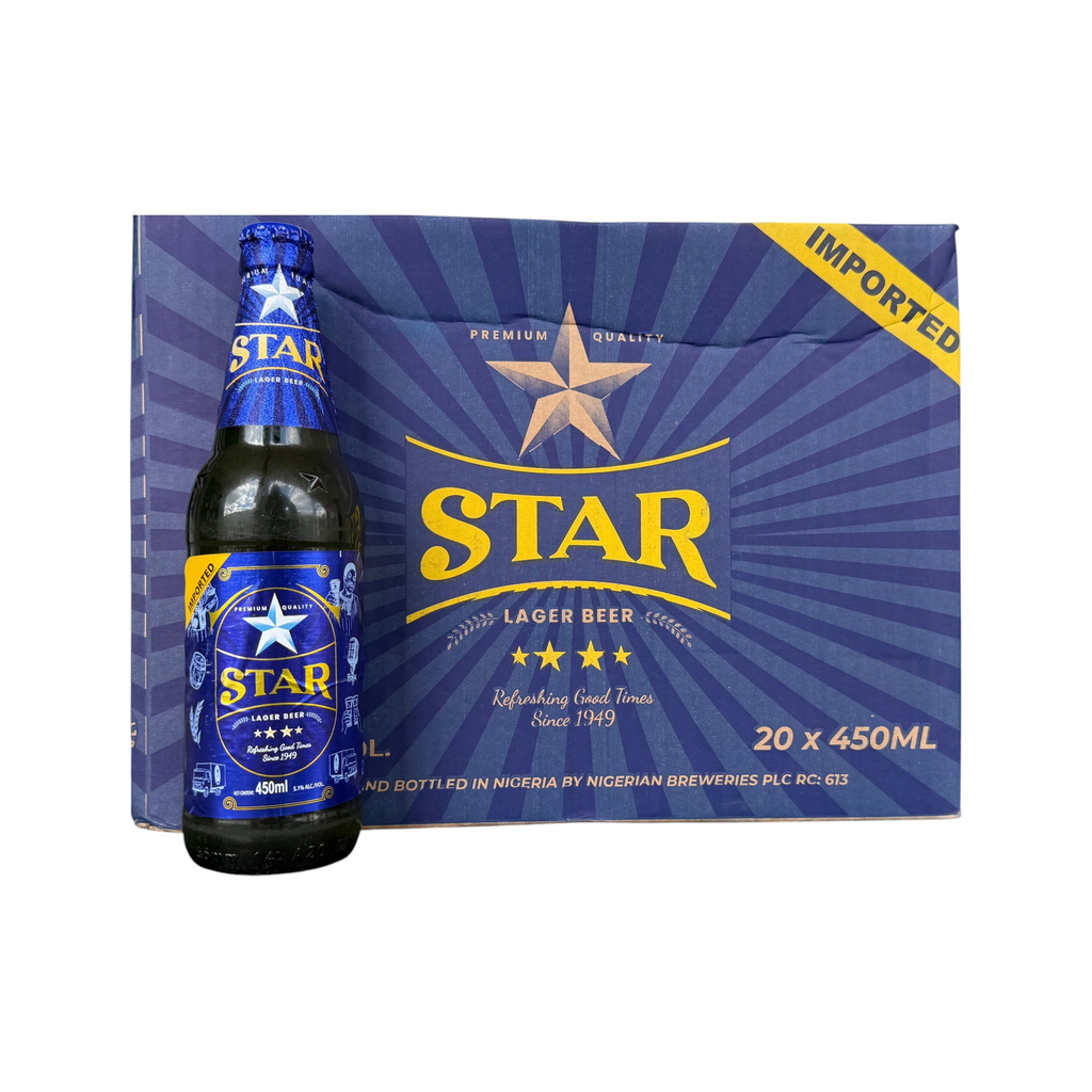 Beer Star 5.1% (Nigerian) bottle 20x450ml