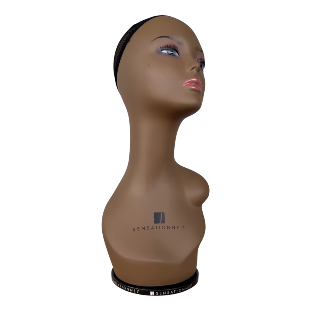 Mannequin Heads Brown Large
