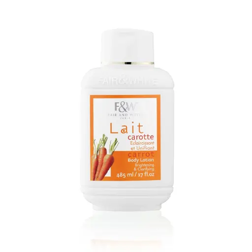 [FAI1482] Fair & White Carrot Body Lotion Brightening & Clarifying 485ml