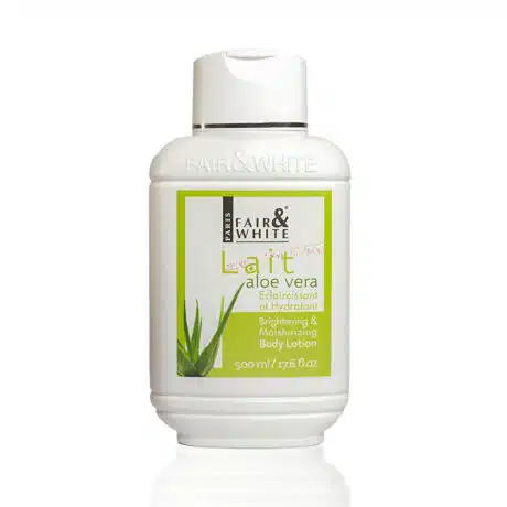 [FAI1478] Fair & White Lait Aloe Vera  Eclaircissant et Hydrant 485ml