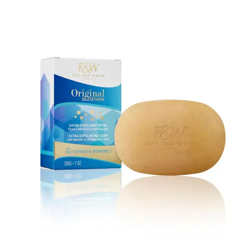 [FAI1451] Fair & White Glutathion Extra Exfoliating Soap 200g