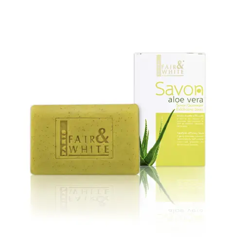 [FAI1474] Fair & White Original Aloe Vera Exfoliating Soap 200g