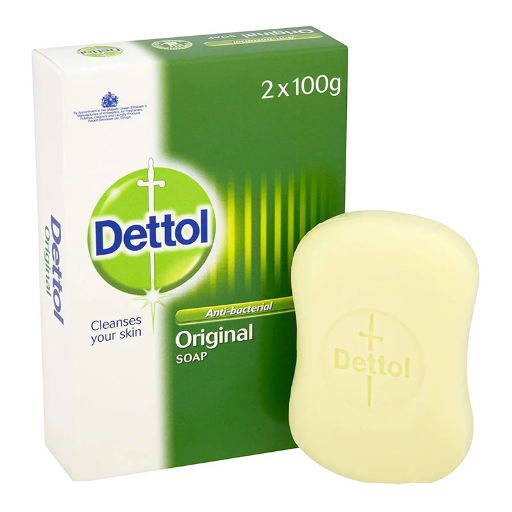 [DET1368] Dettol Original Antibacterial Twinpack Soap 2x100g