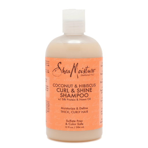 [SHE2096] Shea Moisture Coconut&Hibiscus Curl & Shine Shampoo 384ml