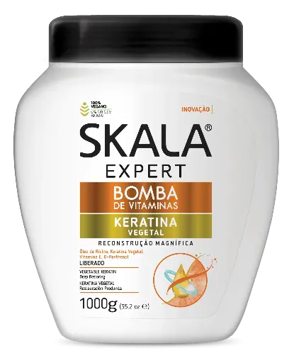[SKA2163] Skala Keratina Vegetal Vitamins Hair Treatment Cream 1000g
