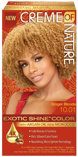 [CRE1275] CREME OF NATURE Argan Oil Exotic Shine Color Ginger Blonde 10.01