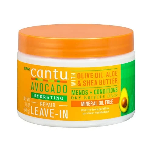 [CAN1196] CANTU Avocado Leave-In Conditioning Cream (jar) 12oz