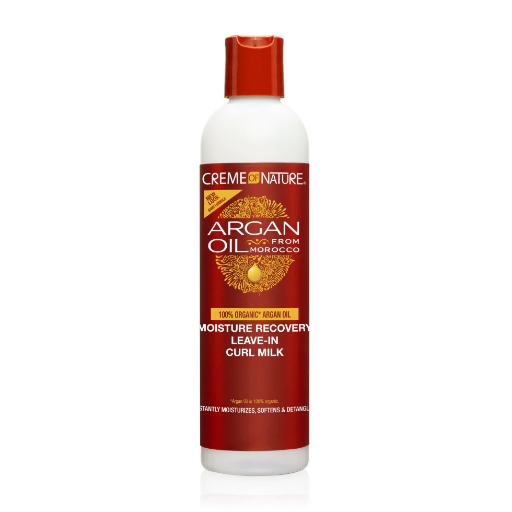 [CRE1302] Creme of Nature Argan Oil Moisture Recovery Leave-In Curl Milk 8oz