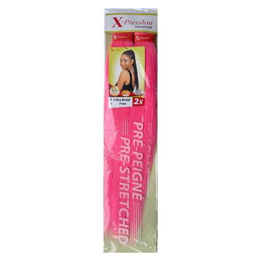 [X-P2313] X-Pression Pre-Stretched 46" Col.Pink