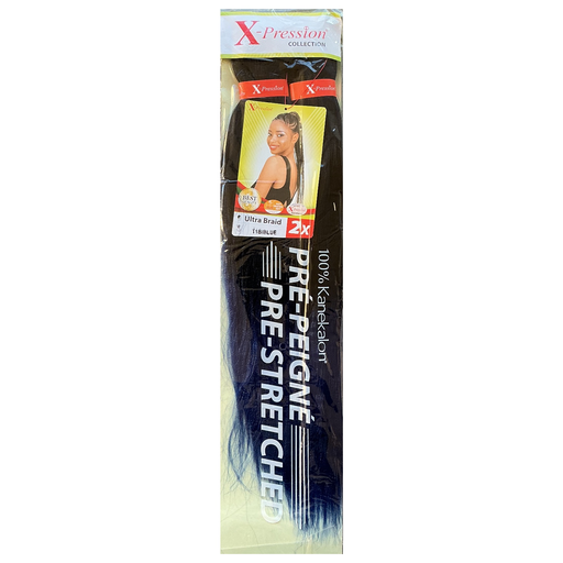[X-P2328] X-Pression Pre-Stretched Two-Tone Col.T1B/Blue