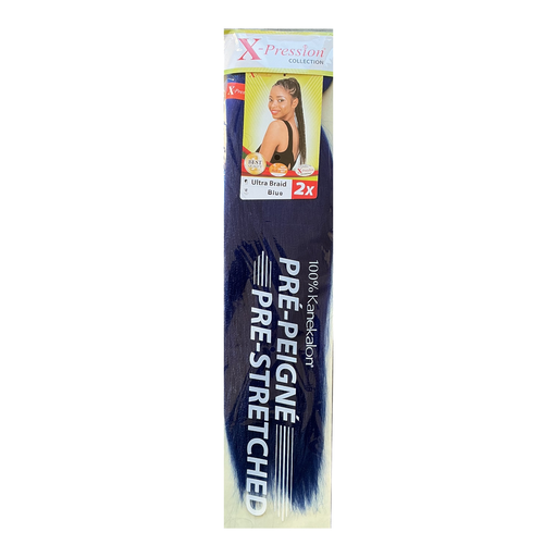 [X-P2309] X-Pression Pre-Stretched 46" Col.Blue