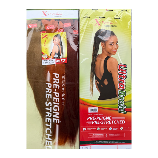 [X-P2298] X-Pression Pre-Stretched 6x52" Col.27/Amber/350