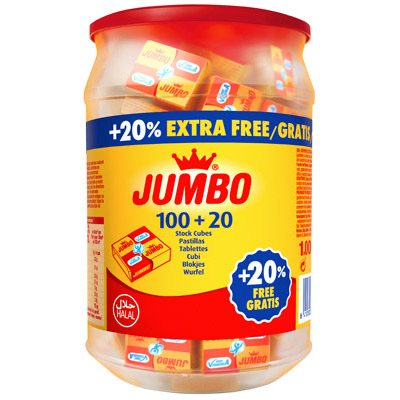 [JUM1648] Jumbo Tablets Vitamin A-Jar Ramadan 100+20 Free x10g