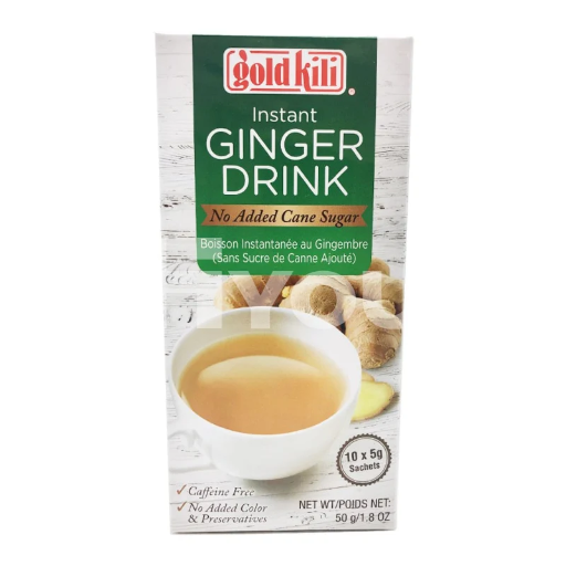 [GOL1565] Gold Kili Instant Ginger Drink No Added Cane Sugar- 10x5g