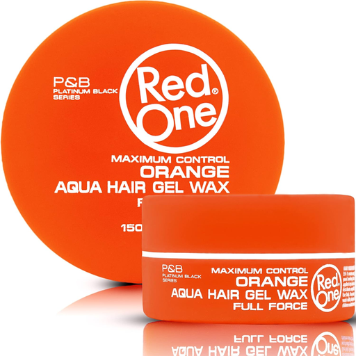 [RED1989] RedOne ORANGE Aqua Gel Hair Wax- 150ml