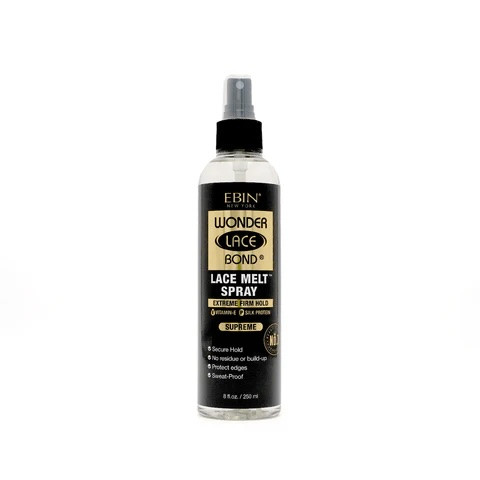 [EBI1388] Ebin Wonder Lace Bond Melting Spray Extreme Firm Hold (black) 100ml