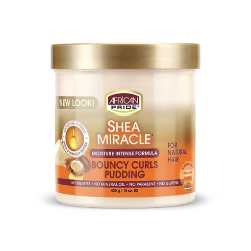 [AFR1068] African Pride Shea Miracle Bouncy Curls Pudding 15 oz
