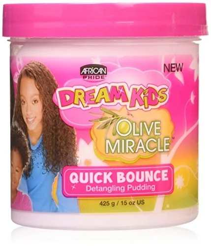 [AFR1043] DREAM KIDS Olive Miracle Quick Bounce Detangling Pudding 15oz