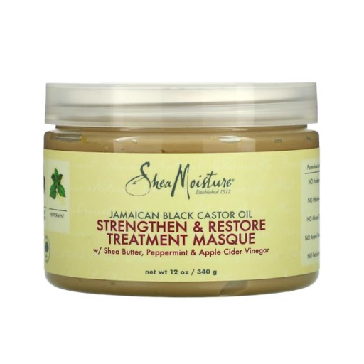 [SHE2102] Shea Moisture Jamaican Black Castor Oil Strengthen & Restore Treatment Masque 340g