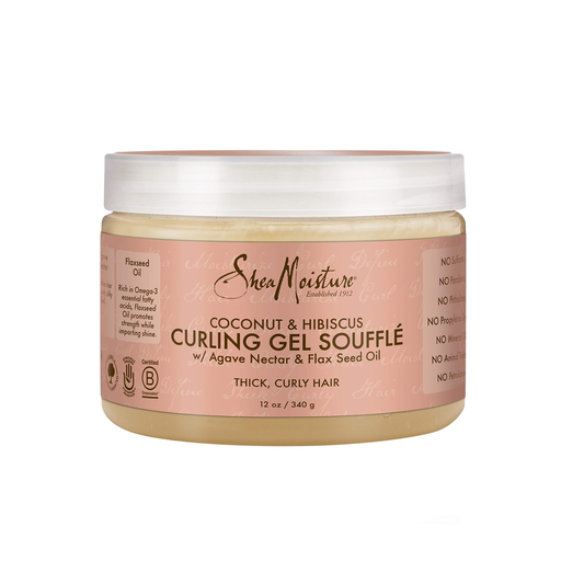 [SHE2093] Shea Moisture Coconut & Hibiscus Curling Gel Soufflé- 340g