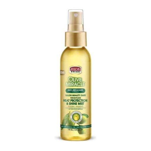 [AFR1066] African Pride Olive Miracle Weightless Heat Protect & Shine Mist 4oz
